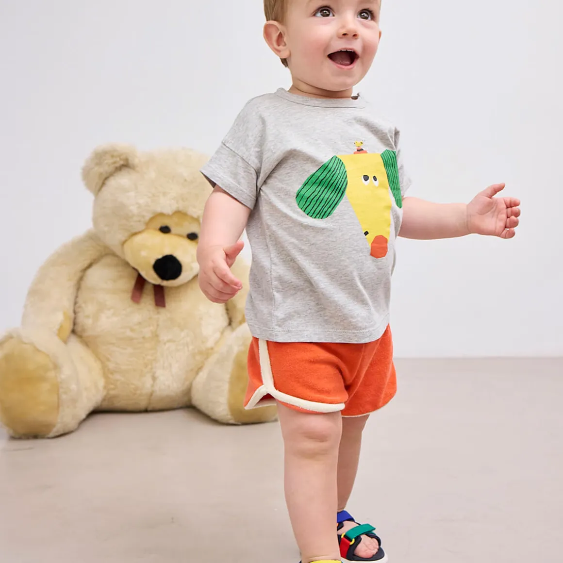 Happy Dog Baby T-Shirt by Bobo Choses
