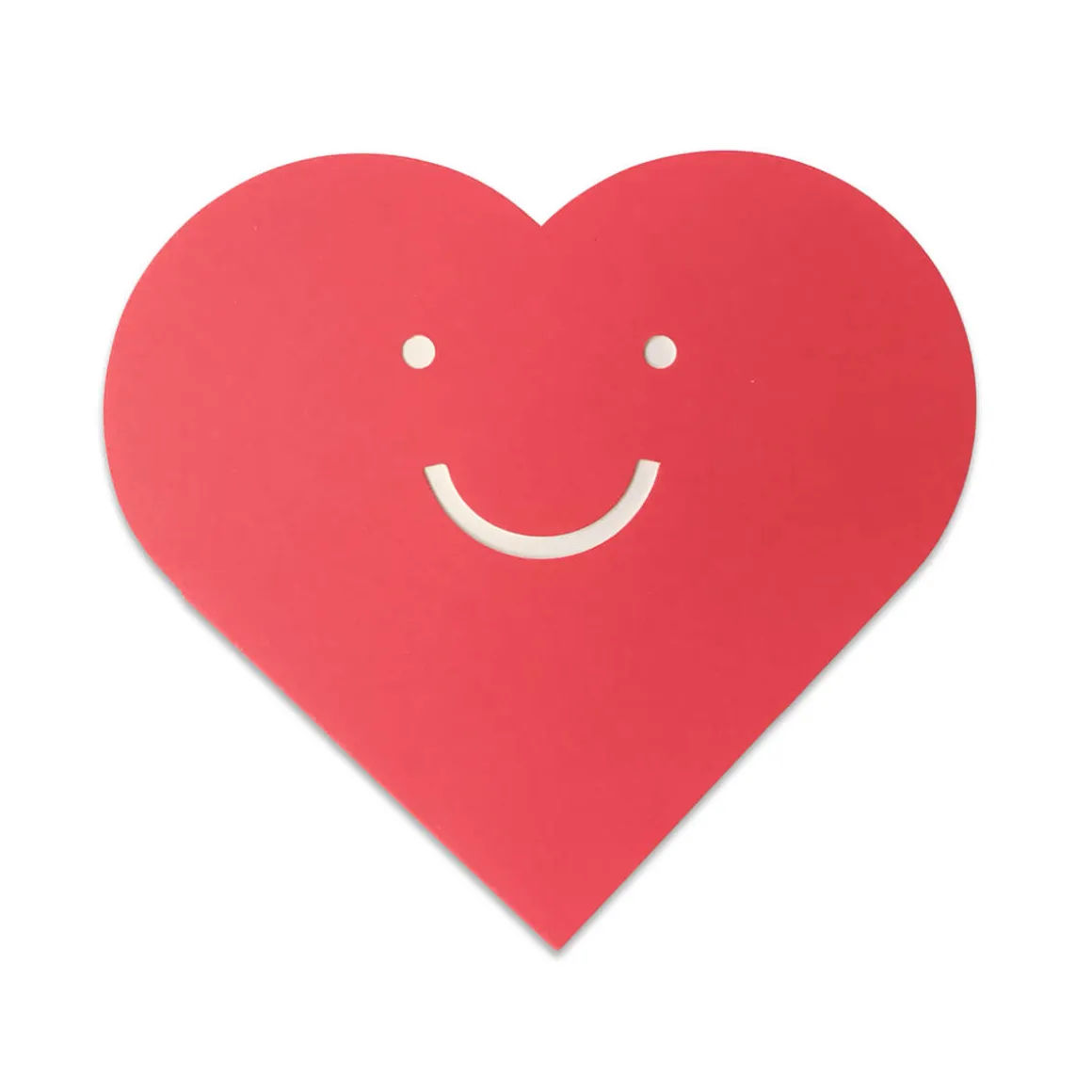 Happy Heart Greetings Card by Cut&Make