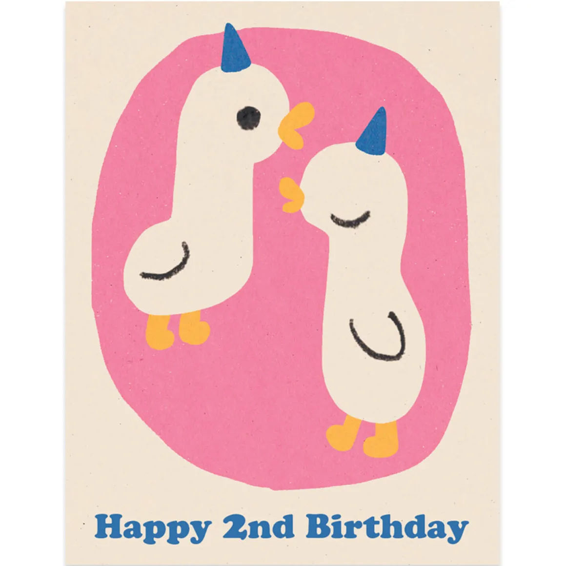 Happy 2nd Birthday Age Greetings Card by Maria Ramos for Wrap
