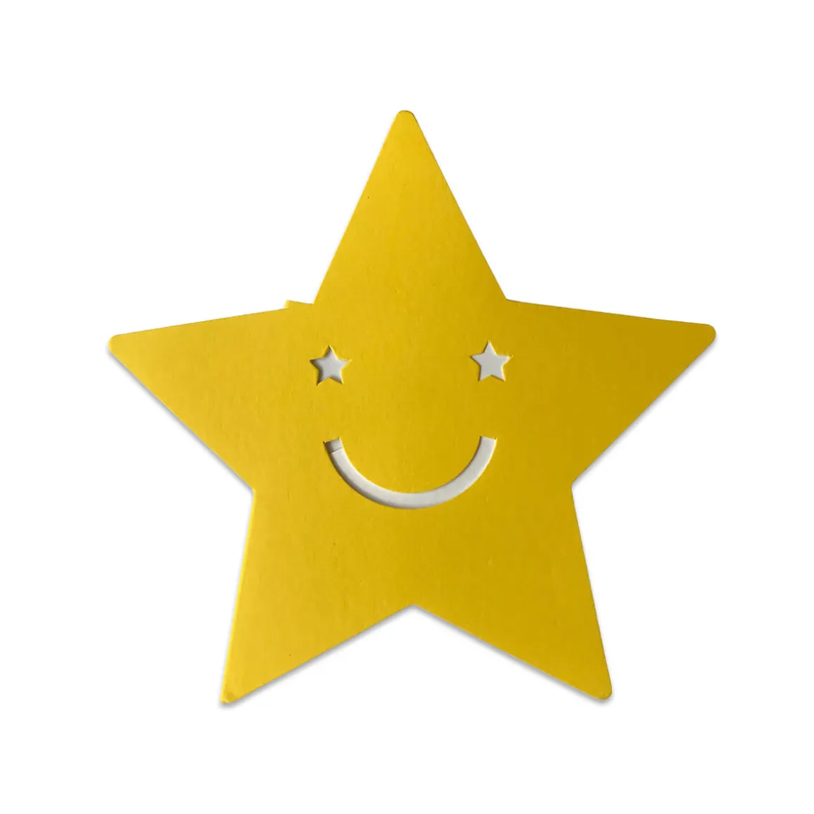 Happy Star Greetings Card by Cut&Make
