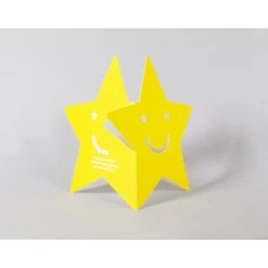 Happy Star Greetings Card by Cut&Make