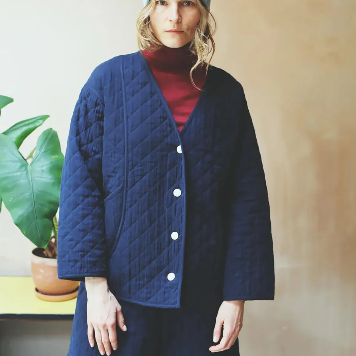 Harlow Jacket in Navy by L.F.Markey