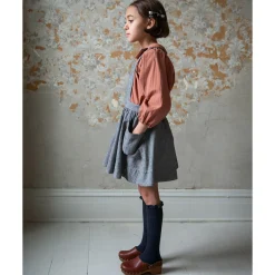 Harriet Pinafore in Mini Houndstooth by Soor Ploom - Last Ones In Stock - 6-8 Years