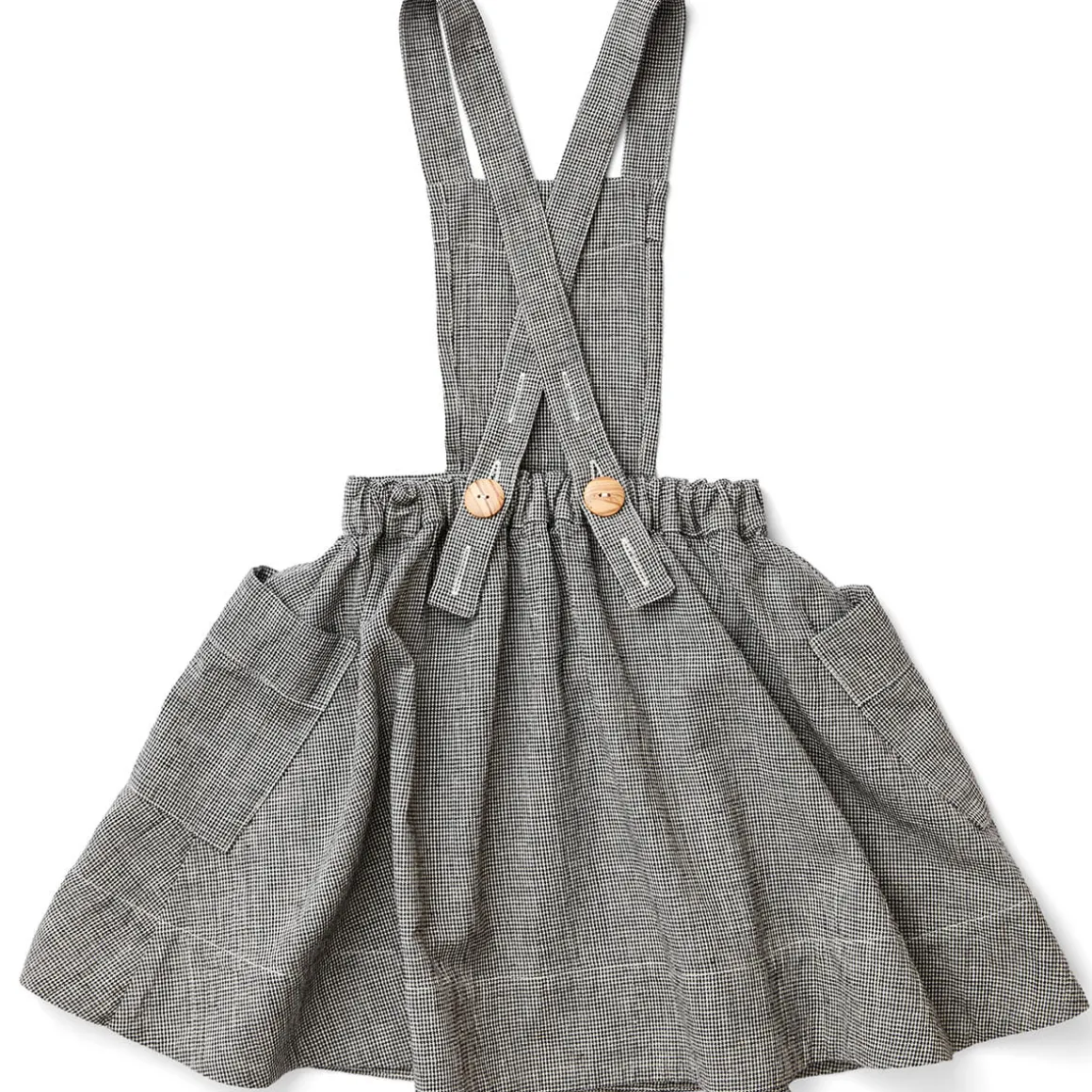 Harriet Pinafore in Mini Houndstooth by Soor Ploom - Last Ones In Stock - 6-8 Years