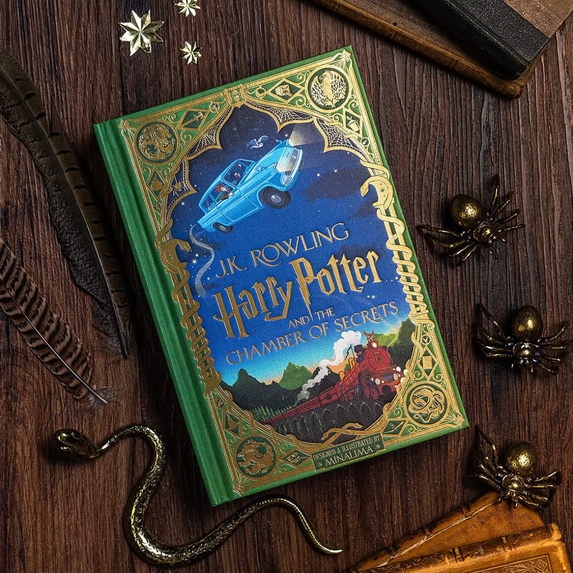 Harry Potter and the Chamber of Secrets: Illustrated Edition by J.K. Rowling & MinaLima