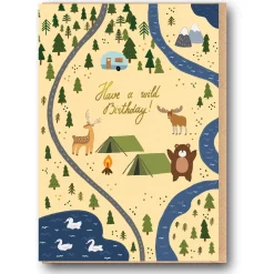 Have A Wild Birthday Greetings Card by Forever Funny