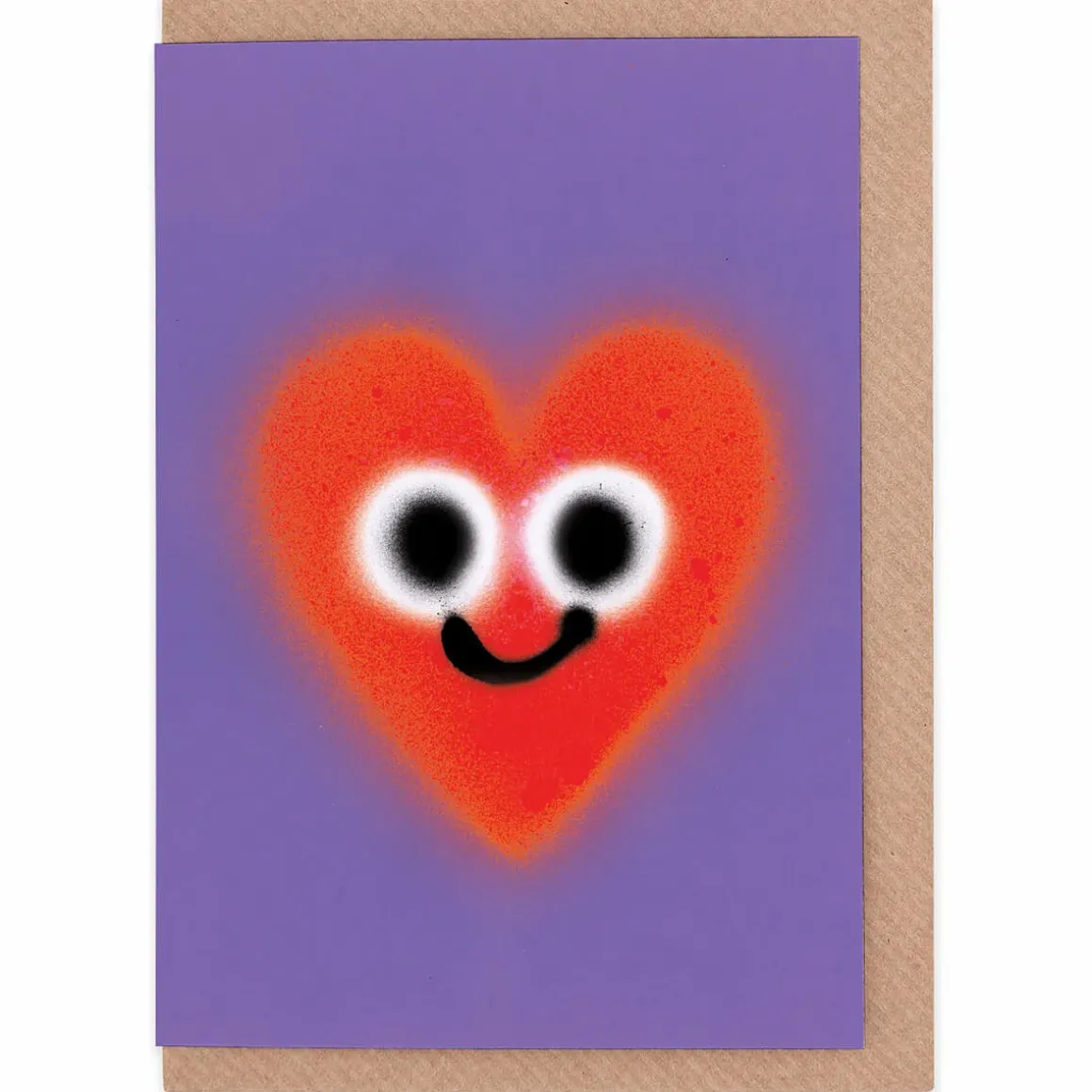 Heart Greetings Card by Jon Burgerman for Evermade