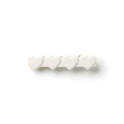 Heart Hair Clip in Cloud by Wunderkin Co