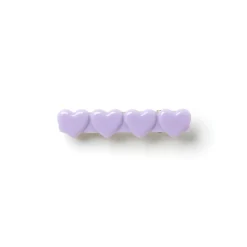 Heart Hair Clip in Taffy by Wunderkin Co