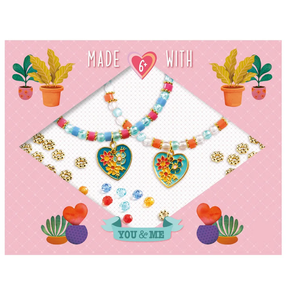 Heart 2 Heart You And Me Twin Bracelets Craft Kit by Djeco