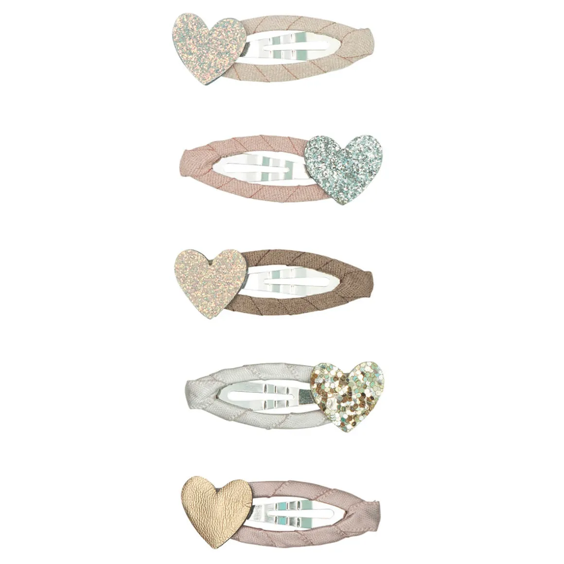 Heart Mini Clic Clac Hair Clips by Mimi & Lula