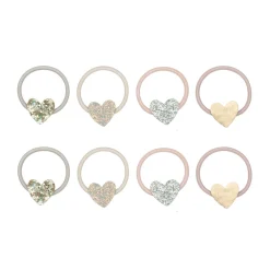 Heart Mini Ponies Hair Bands by Mimi & Lula