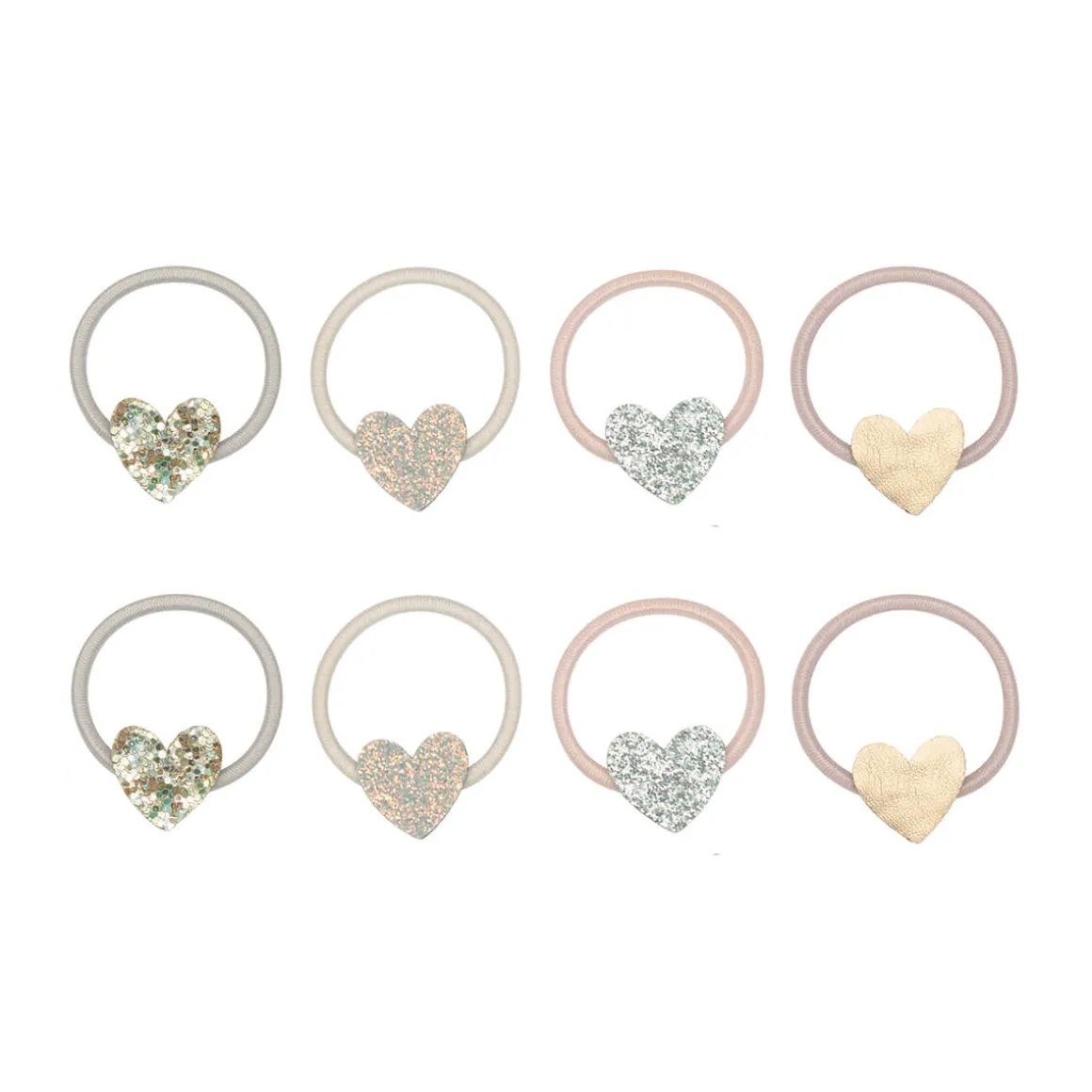 Heart Mini Ponies Hair Bands by Mimi & Lula