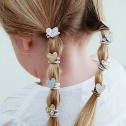 Heart Mini Ponies Hair Bands by Mimi & Lula