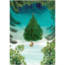 Heart Of The Forest Advent Calendar Greetings Card By Roger La Borde