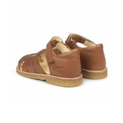 Heart Sandals in Cognac by Angulus