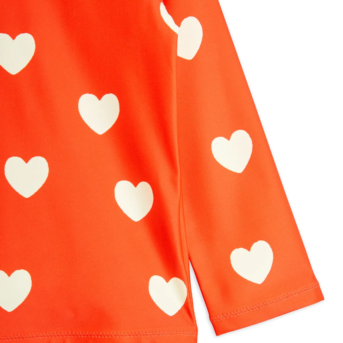 Hearts AOP UV Swim Top by Mini Rodini