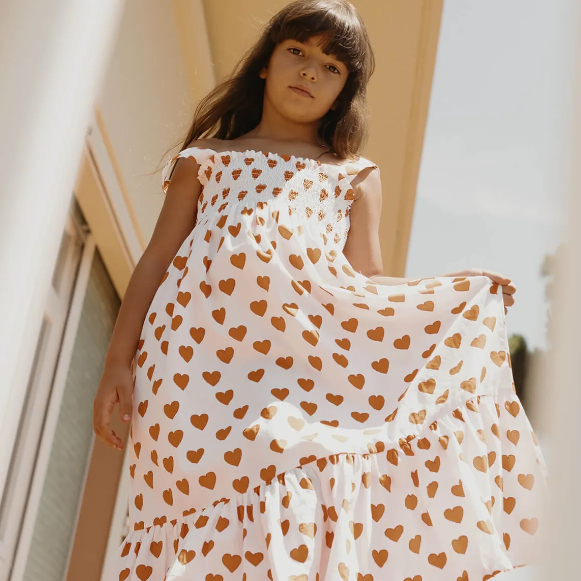 Hearts Dress by Tinycottons
