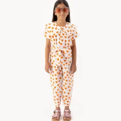 Hearts Jumpsuit by Tinycottons - Last Ones In Stock - 4-6 Years