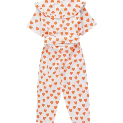 Hearts Jumpsuit by Tinycottons - Last Ones In Stock - 4-6 Years