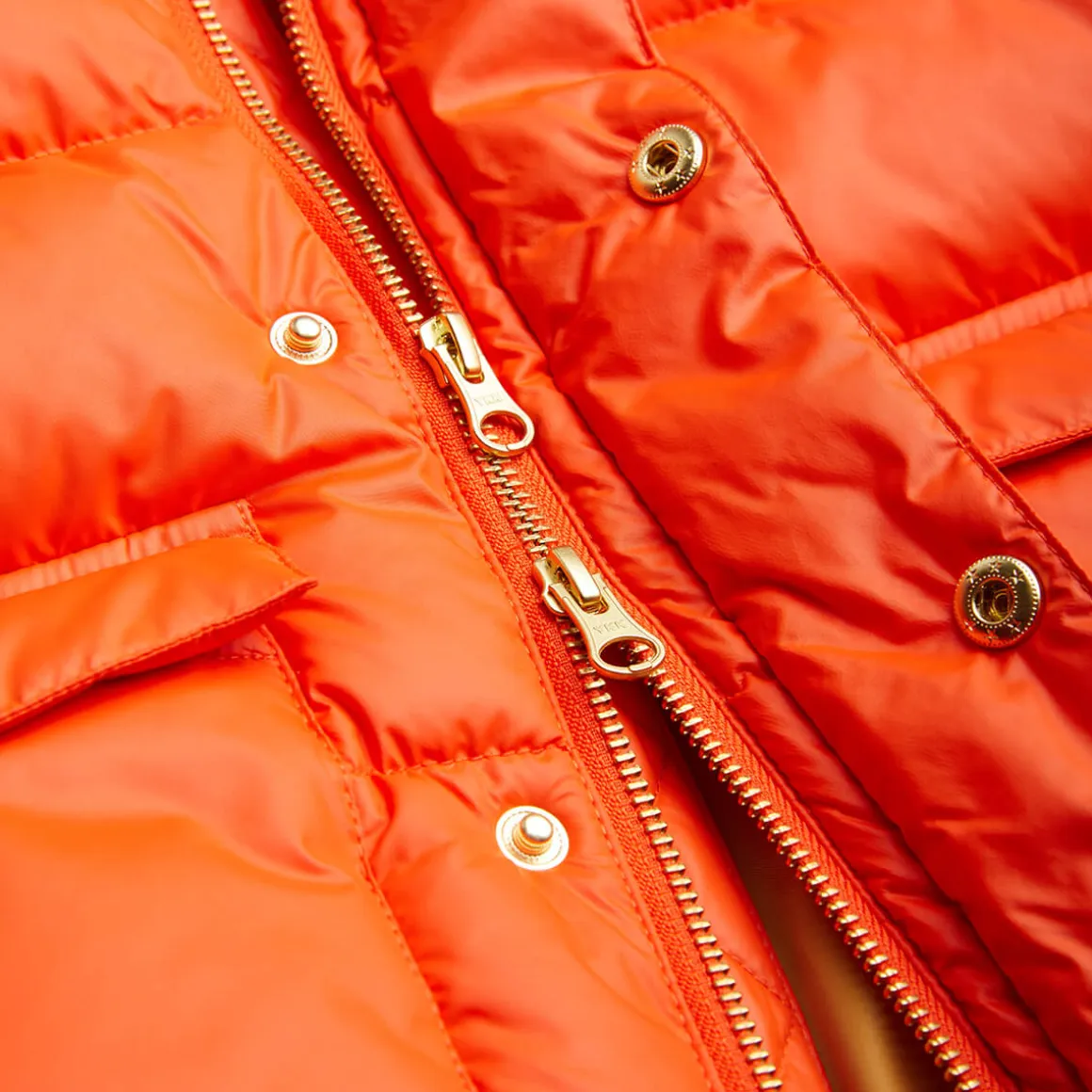 Heavy Hooded Puffer Jacket in Red by Mini Rodini