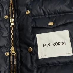 Heavy Hooded Puffer Jacket in Black by Mini Rodini