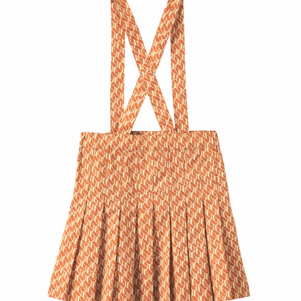 Hedera Skirt in Apricot Geo Print by Caramel - Last One In Stock - 10 Years