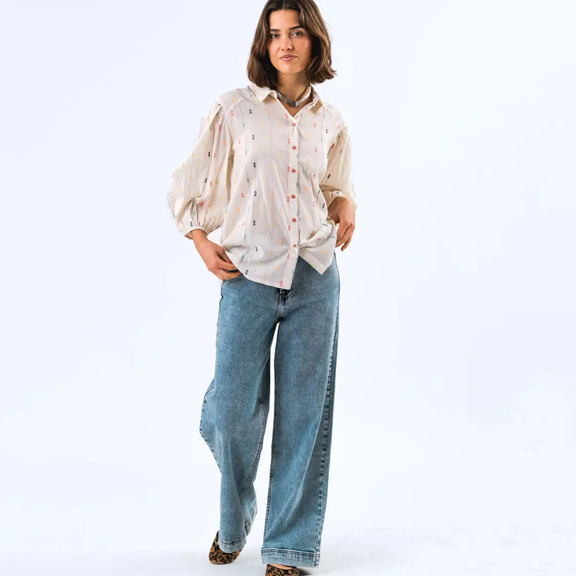 Heidi Shirt in Creme by Lollys Laundry