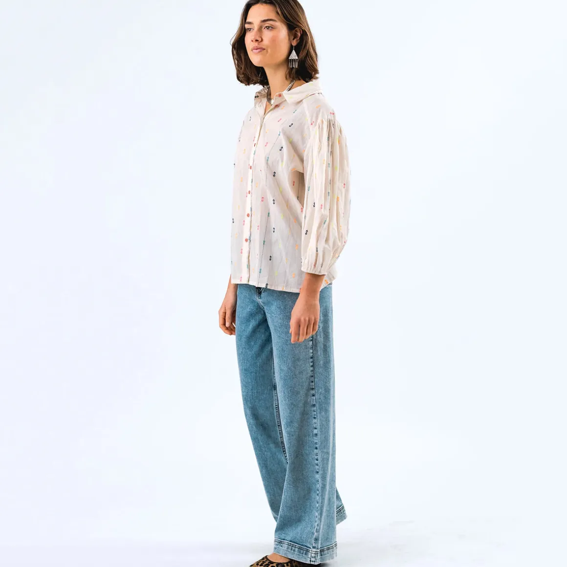 Heidi Shirt in Creme by Lollys Laundry