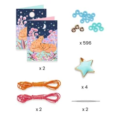 Heishi Stars You And Me Twin Bracelets Craft Kit by Djeco