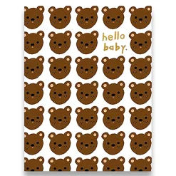 Hello Baby Bears Greetings Card by Carolyn Suzuki for 1973