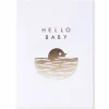 Hello Baby Bird Nest Card by Dicky Bird
