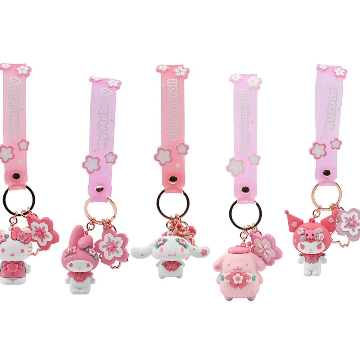 Hello Kitty And Friends Keyring Sakura Series (Various Characters) by Yume