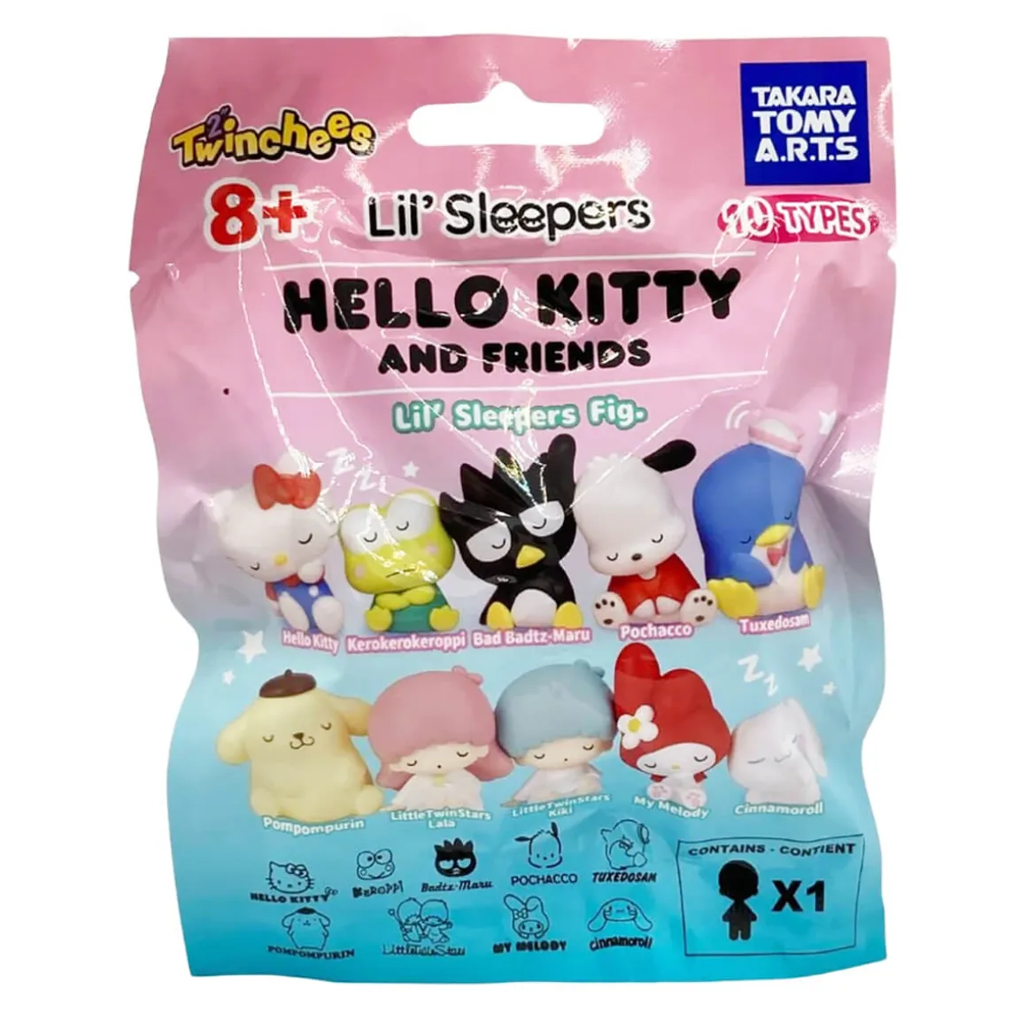 Hello Kitty & Friends Twinchees Lil Sleepers Blind Bag by Takara Tomy