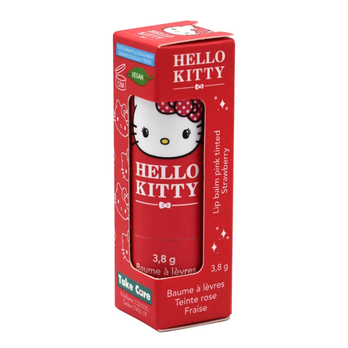 Hello Kitty Rose Tinted Strawberry Lip Balm by Take Care