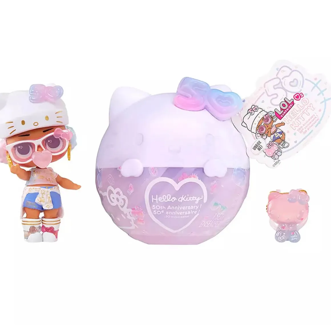 Hello Kitty Tots 50th Anniversary Crystal Cutie Doll by LOL Surprise