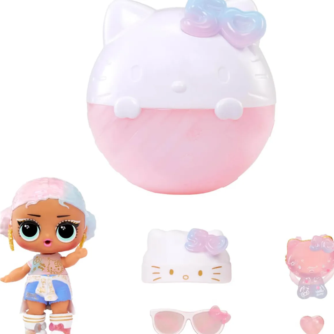 Hello Kitty Tots 50th Anniversary Crystal Cutie Doll by LOL Surprise