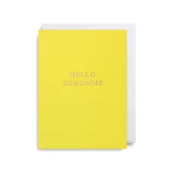 Hello Sunshine Mini Greetings Card by Cherished for Lagom Design