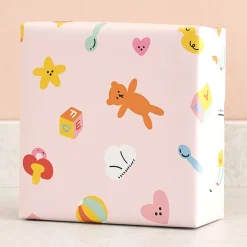 Hey Baby Gift Wrap by Holly St Clair for Wrap