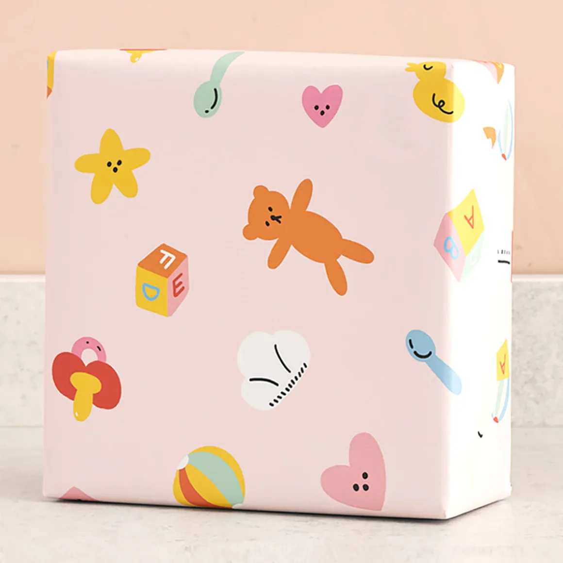 Hey Baby Gift Wrap by Holly St Clair for Wrap