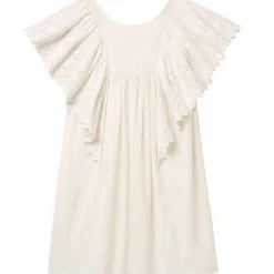 Hibiscus Dress in Vintage White by Faune