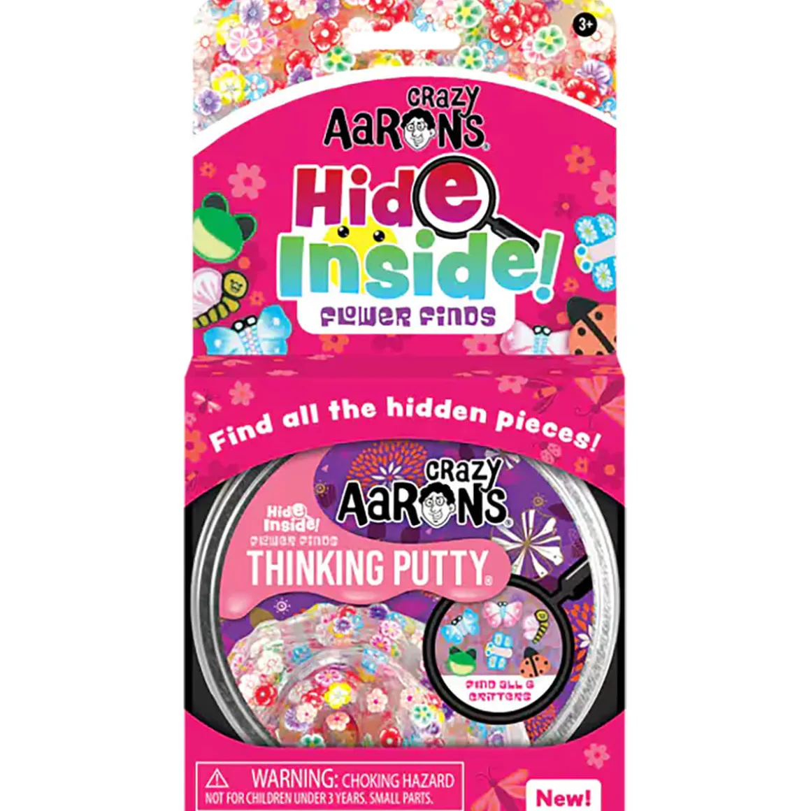 Hide Inside Flower Finds Thinking Putty by Crazy Aarons