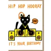 Hip Hop Hooray Birthday Greetings Card by Dominic Early for Earlybird Designs