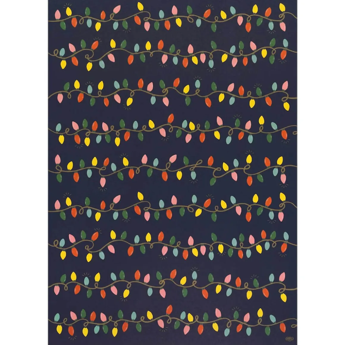 Holiday Lights Christmas Gift Wrap By Rifle Paper Co.