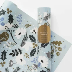 Holiday Sun Print Christmas Gift Wrap (3 Sheets Pack) By Rifle Paper Co.