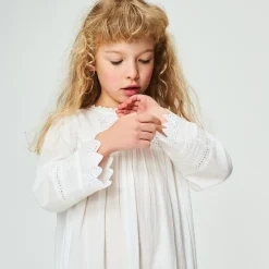 Hollyhock Dress in Pure White by Faune