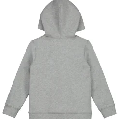 Hooded Cardigan in Grey Melange by Gray Label - Last One In Stock - 1-2 Years