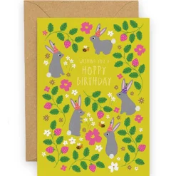 Hoppy Birthday Greetings Card by Mifkins