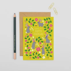 Hoppy Birthday Greetings Card by Mifkins