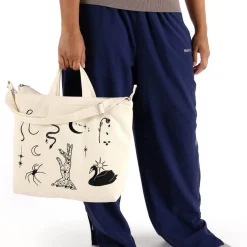 Horizontal Zip Duck Bag in Ballet Icons by Baggu
